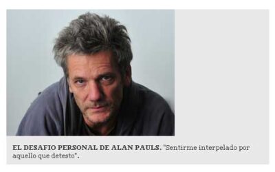 ~ alan pauls: entrevista direto do clarín