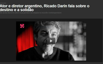 Presente! Uma linda entrevista com Ricardo Darín