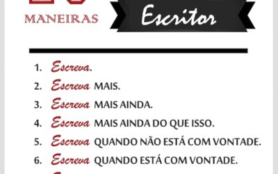 10 maneiras de se tornar escritor