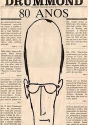 Relíquia: especial Drummond 80 anos no Jornal do Brasil